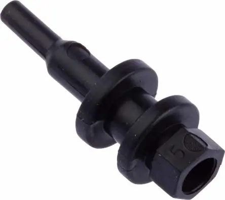 Produktfoto 1 von RS PRO Kabeltülle 1 mm, Typ Kabeltülle bis Ø 3 mm Gummi Schwarz -35 °C min. 220 °C max.