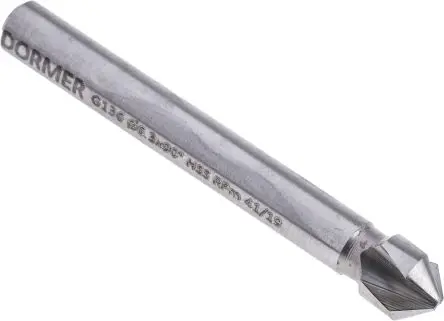 Produktfoto 1 von Dormer HSS Bohrer Ø 6.3 mm, 3 Schneiden, 90 ° 1, 45 mm