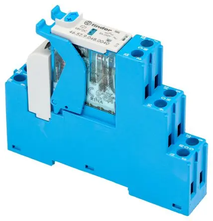 Produktfoto 1 von Finder 4C Interface Relais 48V dc, 2-poliger Umschalter DIN-Hutschiene