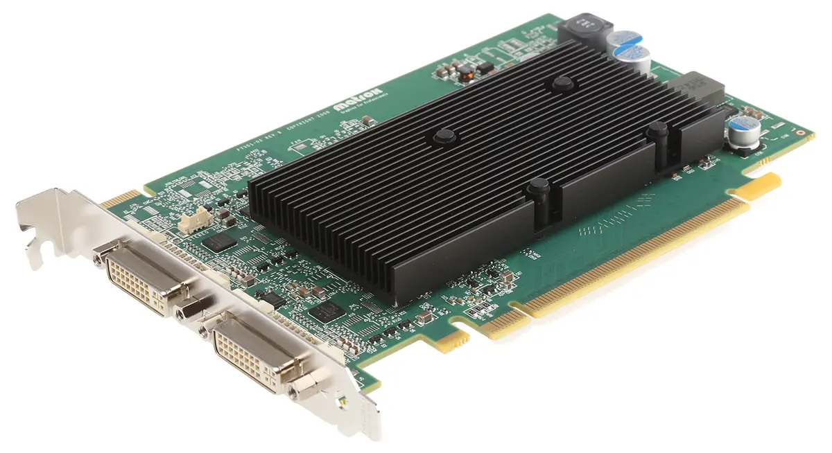 Matrox PCIe x16 Grafikkarte Serie M 512 MB DVI DDR2 896 MB