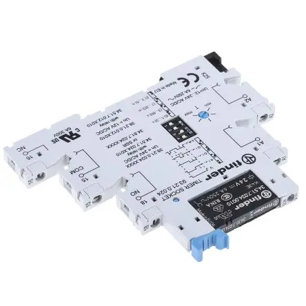 Produktfoto 1 von Finder 38 Zeitrelais, DIN-Hutschiene 60 V dc 24V ac, 0.1 s to 6 h, 1 Kont. Multifunktion, 1-poliger Umschalter