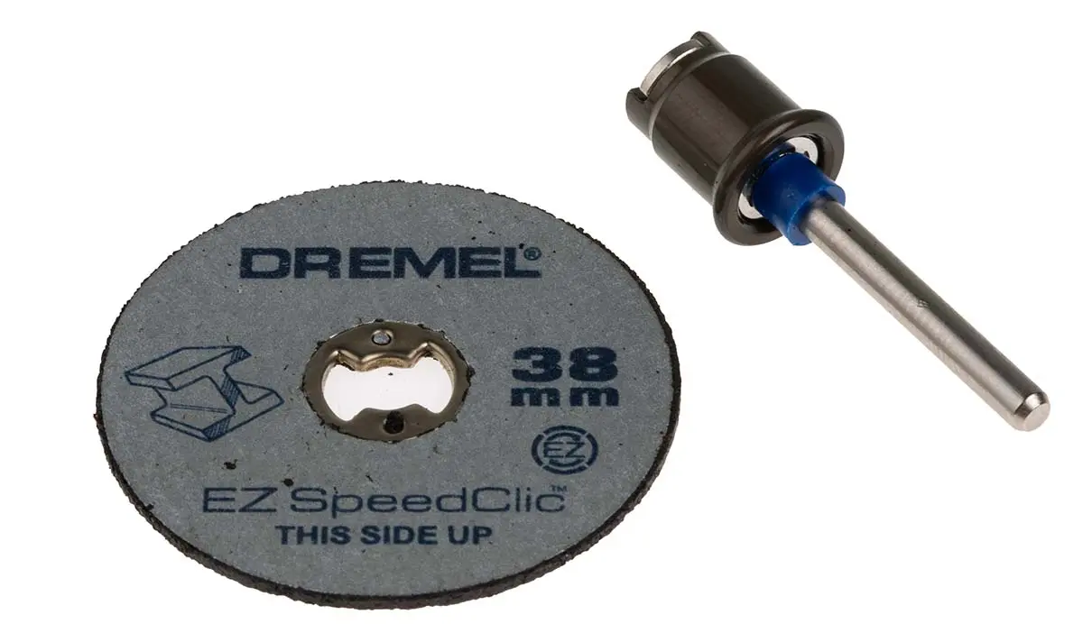Produktfoto 1 von Dremel SpeedClic Siliziumkarbid Ø 38 mm / Stärke 1 mm, Korngröße 2 Grob 2 Per Pack