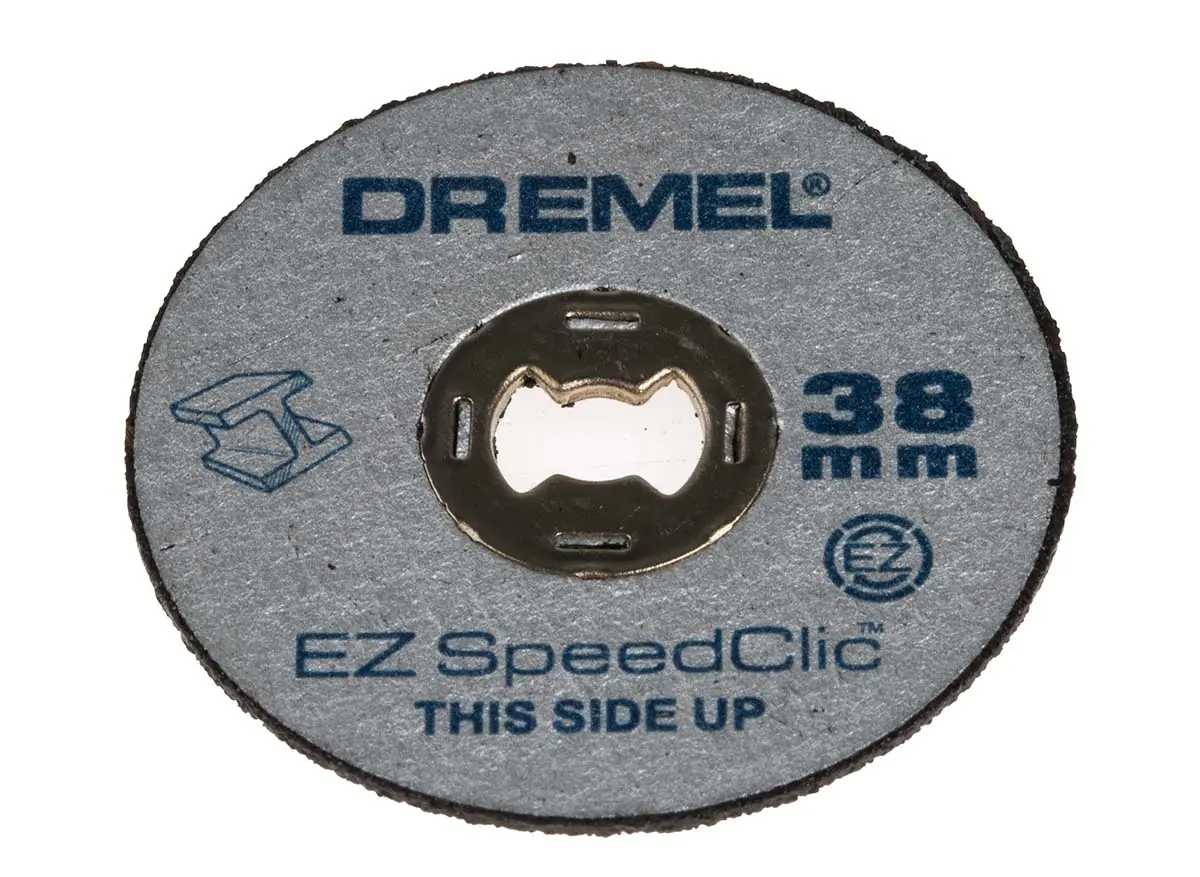 Produktfoto 1 von Dremel SpeedClic Siliziumkarbid Ø 38 mm / Stärke 1.12 mm, Korngröße 5 Grob 5 Per Pack