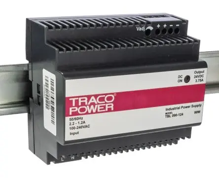 Produktfoto 1 von TRACOPOWER TBL DIN-Schienen Netzteil Geschalteter Modus 264V ac AC / 3.75 A 28V dc DC 90 W