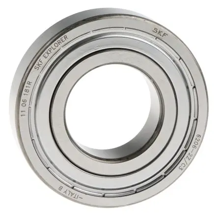 Produktfoto 1 von SKF 1-reihig Kugellager glatt, Innen-Ø 30 mm / Außen-Ø 62 mm Außen-ø , Breite 16 mm