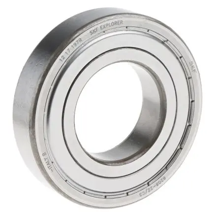 Produktfoto 1 von SKF 1-reihig Kugellager glatt, Innen-Ø 40 mm / Außen-Ø 80 mm Außen-ø , Breite 18 mm