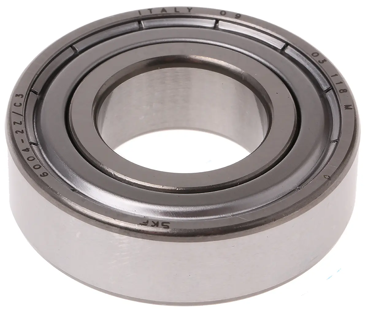 Produktfoto 1 von SKF 1-reihig Kugellager glatt, Innen-Ø 20 mm / Außen-Ø 42 mm Außen-ø , Breite 12 mm