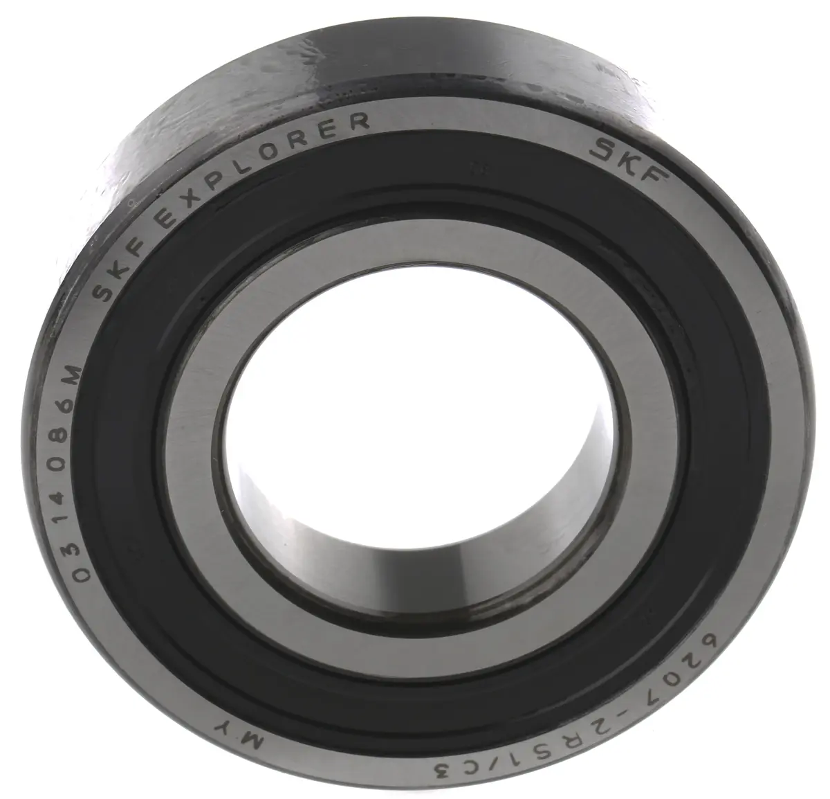 Produktfoto 1 von SKF 1-reihig Kugellager glatt, Innen-Ø 35 mm / Außen-Ø 72 mm Außen-ø , Breite 17 mm