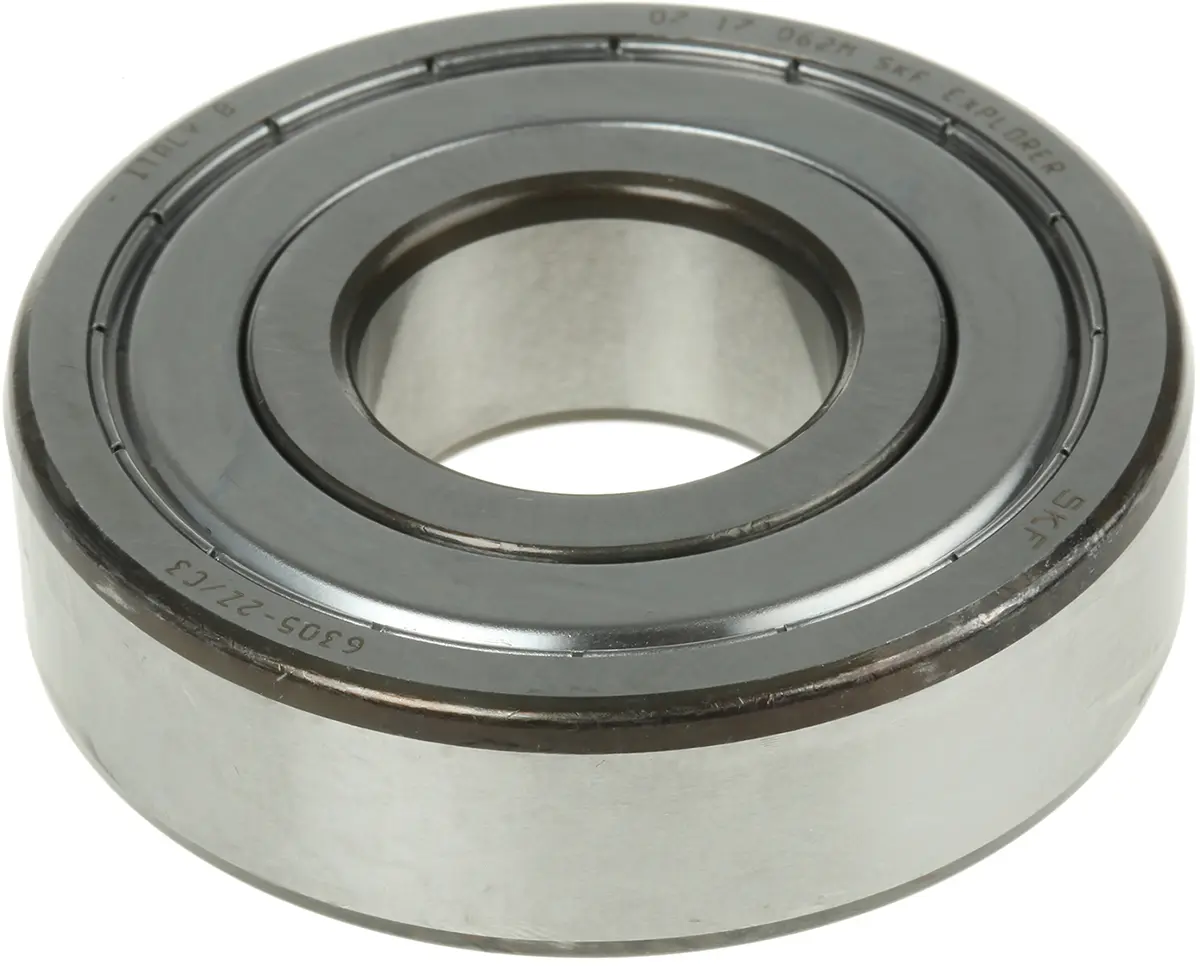 Produktfoto 1 von SKF 1-reihig Kugellager glatt, Innen-Ø 25 mm / Außen-Ø 62 mm Außen-ø , Breite 17 mm 62 mm