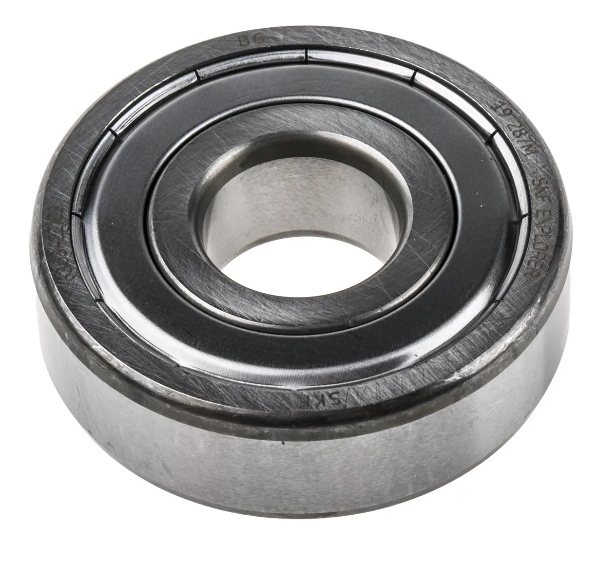 Produktfoto 1 von SKF 1-reihig Kugellager glatt, Innen-Ø 17 mm / Außen-Ø 47 mm Außen-ø , Breite 14 mm 47 mm