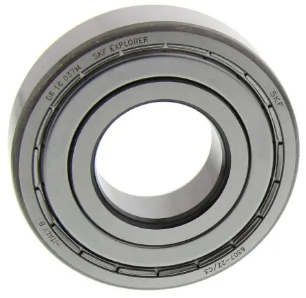 Produktfoto 1 von SKF 1-reihig Kugellager glatt, Innen-Ø 35 mm / Außen-Ø 80 mm Außen-ø , Breite 21 mm 80 mm
