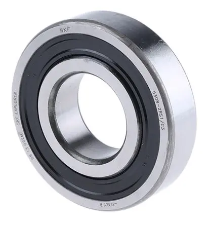 Produktfoto 1 von SKF 1-reihig Kugellager glatt, Innen-Ø 40 mm / Außen-Ø 90 mm Außen-ø , Breite 23 mm