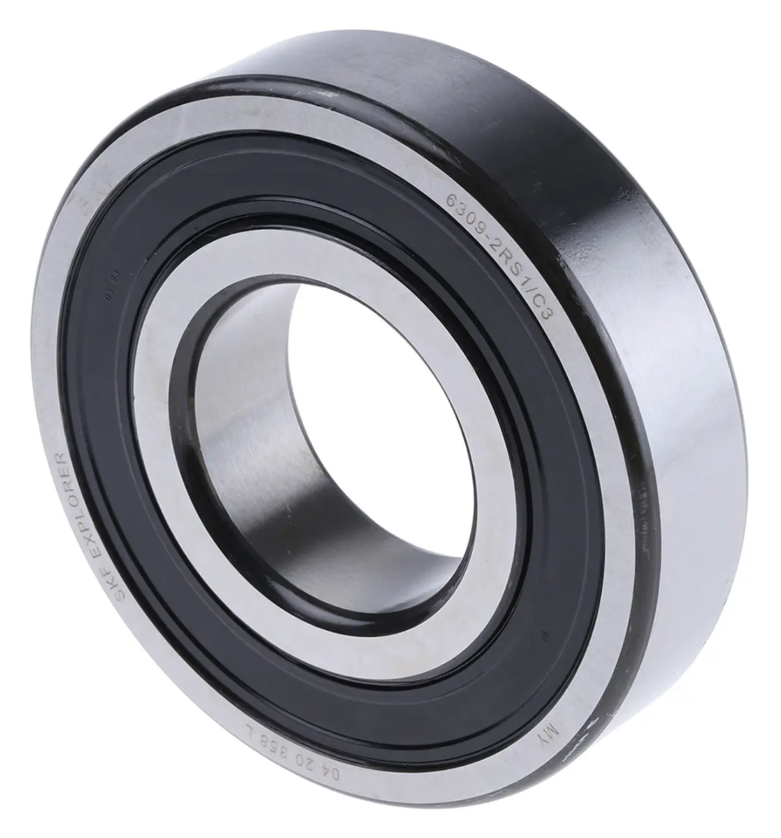 Produktfoto 1 von SKF 1-reihig Kugellager glatt, Innen-Ø 45 mm / Außen-Ø 100 mm Außen-ø , Breite 25 mm