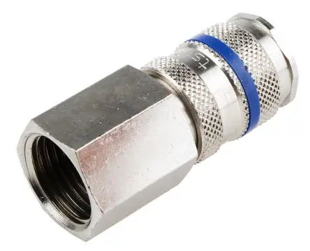 Produktfoto 1 von RS PRO Pneumatische Schnellsteckkupplung, Stahl, Messing 1/2 in Buchse, G
