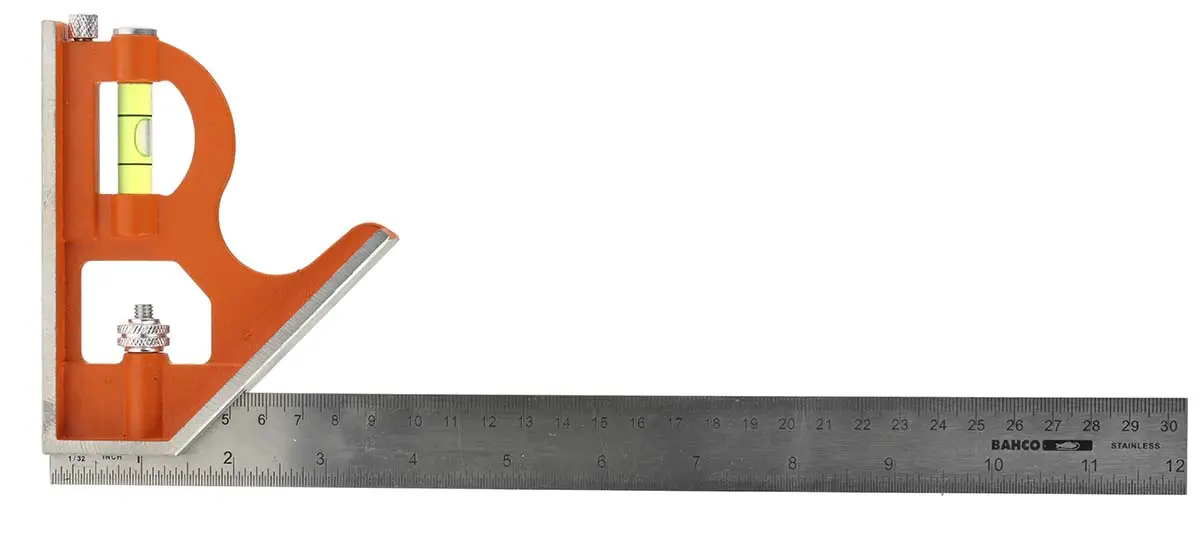 Produktfoto 1 von Bahco Winkelschmiege, Skalen L. 300 mm aus Edelstahl Anreißnadel inkludiert x 300 mm