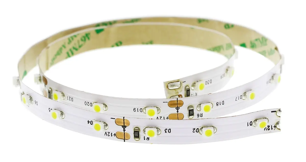 JKL Components ZFS LED-Streifen 6500k, Weiß, 500 mm x 8 mm 12 V 30LEDs/M, 1800 lm/m 52.8 W/M