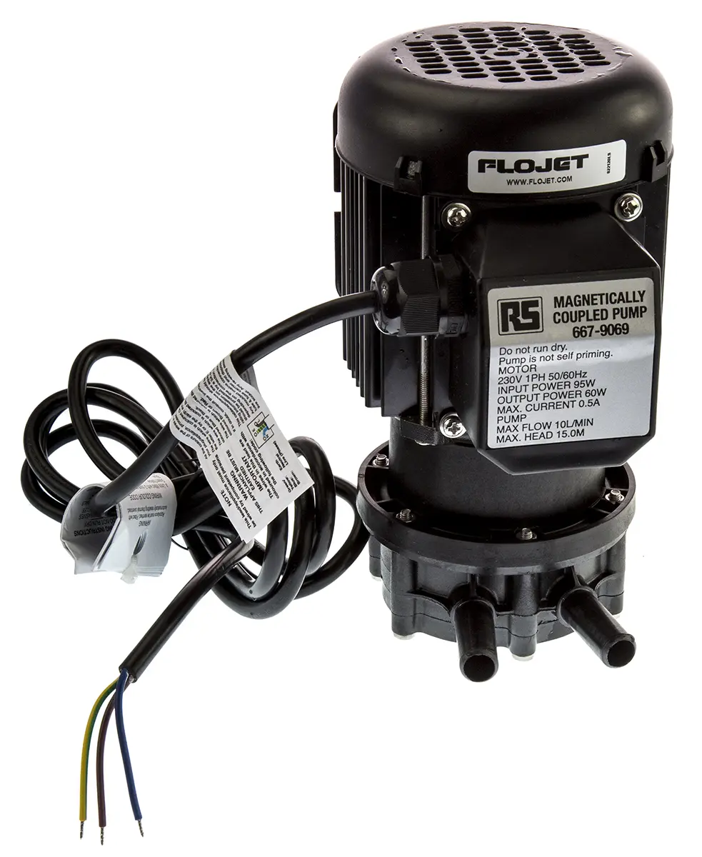 Xylem Flojet Wasserpumpe, 11.5 L/min max. / 230 V bis 15.8 m max. 6 bar max. Magnetisch