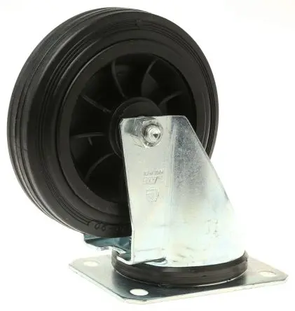 Produktfoto 1 von LAG Drehbar Rolle, Rad ø 160 mm, 135 kg, Ges H. 196 mm, Rad B. 45 mm