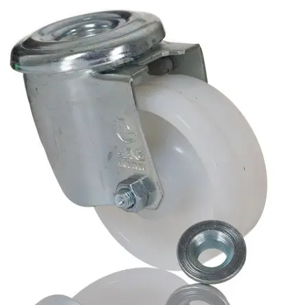 Produktfoto 1 von LAG Drehbar Rolle, Rad ø 80 mm, 120 kg, Ges H. 106 mm, Rad B. 30 mm