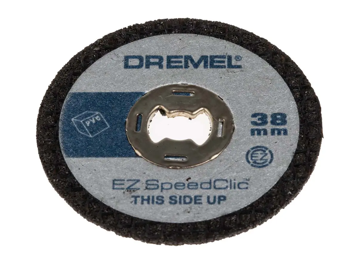 Produktfoto 1 von Dremel EZ SpeedClic Aluminiumbeschichtet Ø 38 mm / Stärke 1.12 mm, Korngröße 5 Mittel 5 Per Pack