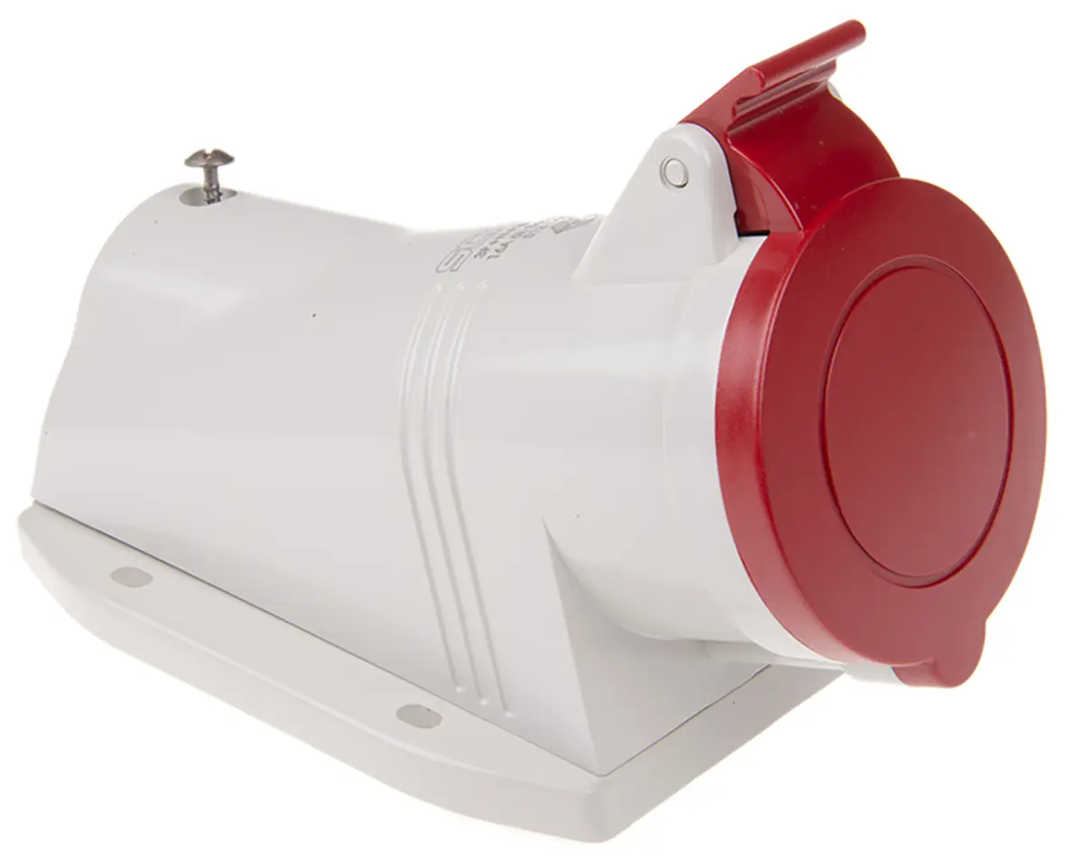 Produktfoto 1 von Scame Leistungssteckverbinder Rot, 415V 3P+N+PE / 16A, Wand IP44