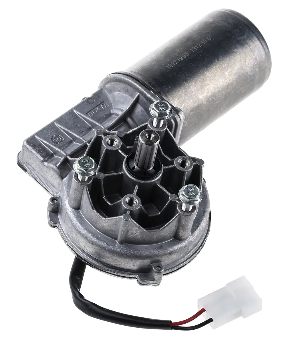 DOGA 319 Bürsten-Getriebemotor DC-Getriebemotor bis 3 Nm, 24 V / 28 W, 85 rpm, Wellen-Ø 12 mm, 60 mm x 206.5 mm x 25.5