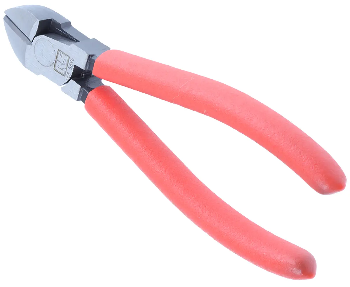 Produktfoto 1 von RS PRO Diagonal Seitenschneider Schließer (NO) 160 mm / Backen 10mm, Schneidleistung 1.6 mm