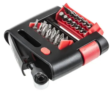 Produktfoto 1 von RS PRO Sechskant Phillips, Sechskant, Innensechsrund, Pozidriv Treiberbit CrV-Stahl Hex 2, Hex 2.5, Hex 3, Hex 4, Hex 5,