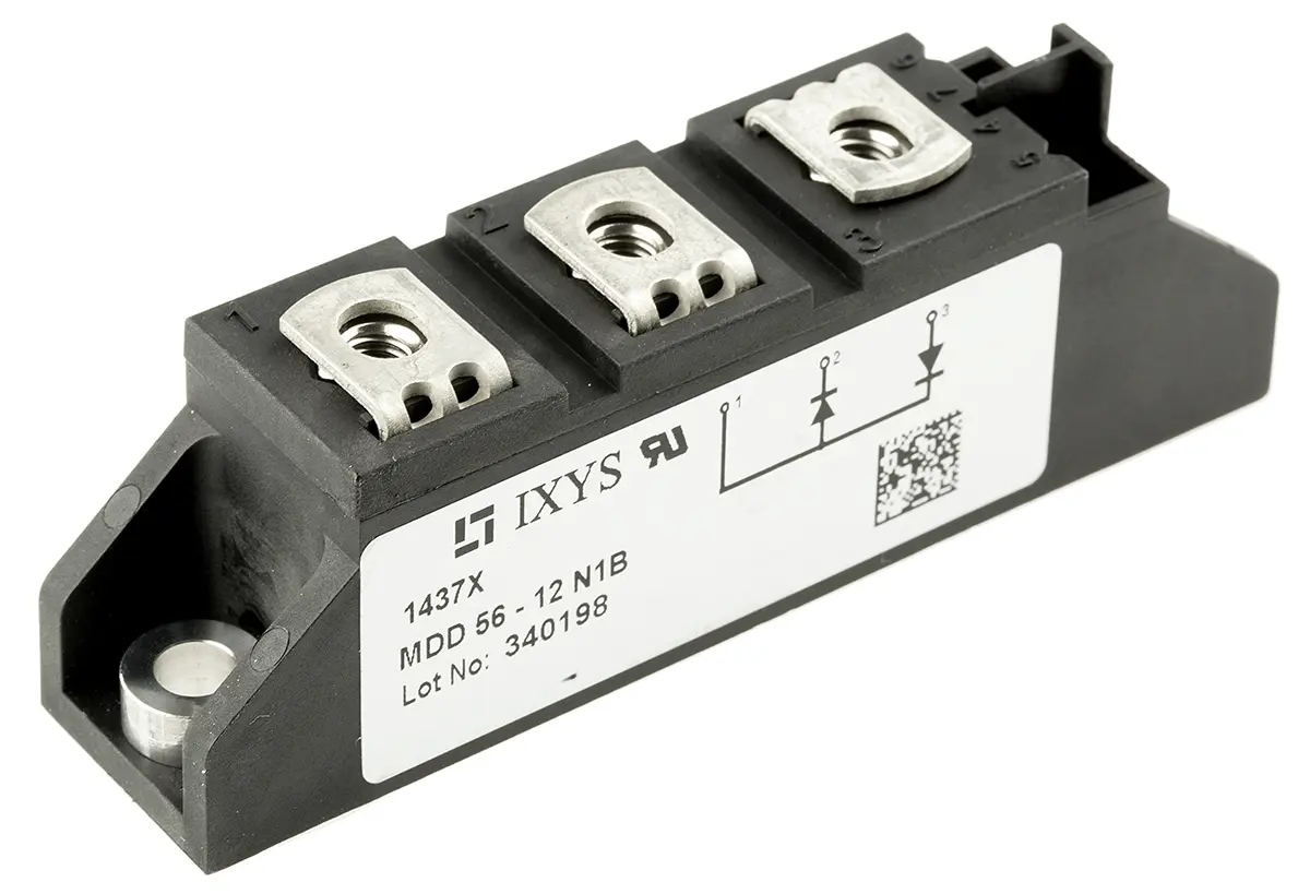 Produktfoto 1 von IXYS MDD56 Panel Diode Universal Serie, 1200 V / 95 A, 3-Pin TO-240