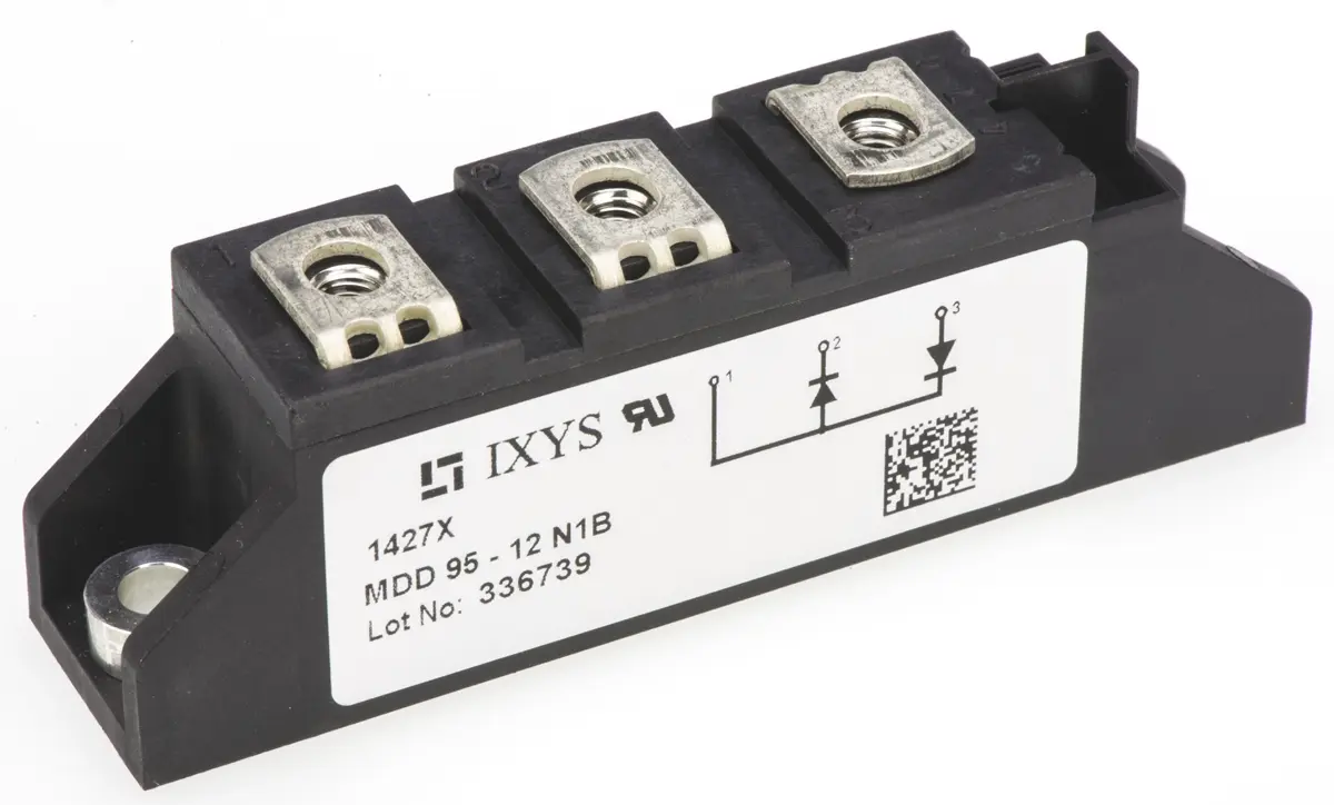 Produktfoto 1 von IXYS MDD95 Panel Diode Universal Serie, 1200 V / 120 A, 7-Pin TO-240