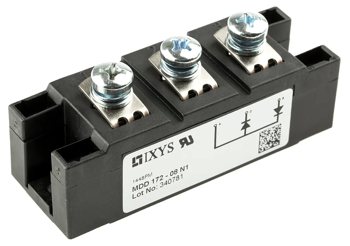 Produktfoto 1 von IXYS MDD172 Panel Diode Universal Serie, 800 V / 190 A, 3-Pin Y4-M6