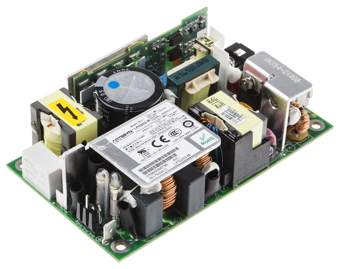 Produktfoto 1 von Artesyn Schaltnetzteil, 12V dc / 20.8A 125W 120 → 300 V dc, 90 → 264 V ac Offene Bauform,