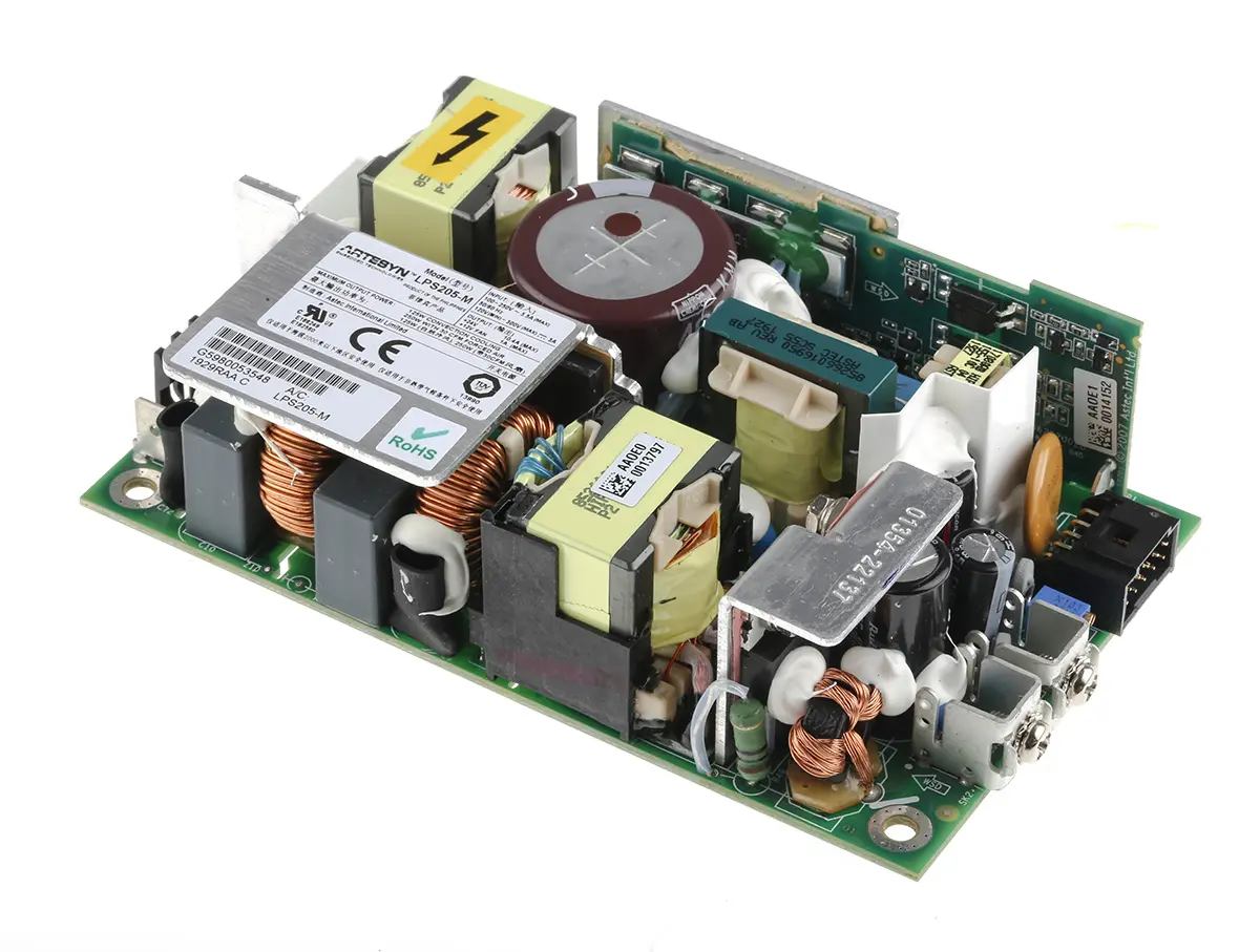 Produktfoto 1 von Artesyn Schaltnetzteil, 24V dc / 10.4A 125W 120 → 300 V dc, 90 → 264 V ac Offene Bauform,