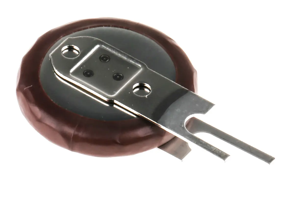 Produktfoto 1 von Panasonic Lithium Vanadiumpentoxid Knopfzellen Akku, ø 12.5 mm 3 V / 7 mAh