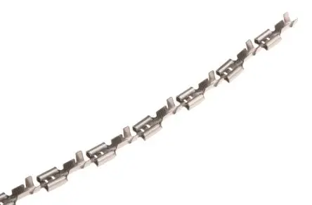 Produktfoto 1 von TE Connectivity FASTON .250 Flachsteckhülse, Silber, Unisoliert, 6.35 x 0.81 mm, Buchse, 17 AWG min, 13 AWG