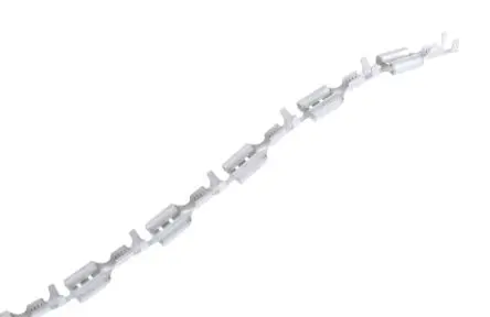 Produktfoto 1 von TE Connectivity FASTON .250 Flachsteckhülse, Schwarz, Unisoliert, 6.35 x 0.81 mm, Buchse, 20 AWG min, 15 AWG