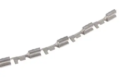 Produktfoto 1 von TE Connectivity FASTIN-FASTON .250 Flachsteckhülse, Schwarz, Unisoliert, 6.35 x 0.81 mm, Buchse, 20 AWG min, 15 AWG
