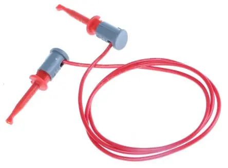 Produktfoto 1 von Decelect Messleitung / Stecker, Rot Polyvinylchlorid-isoliert 600 mm