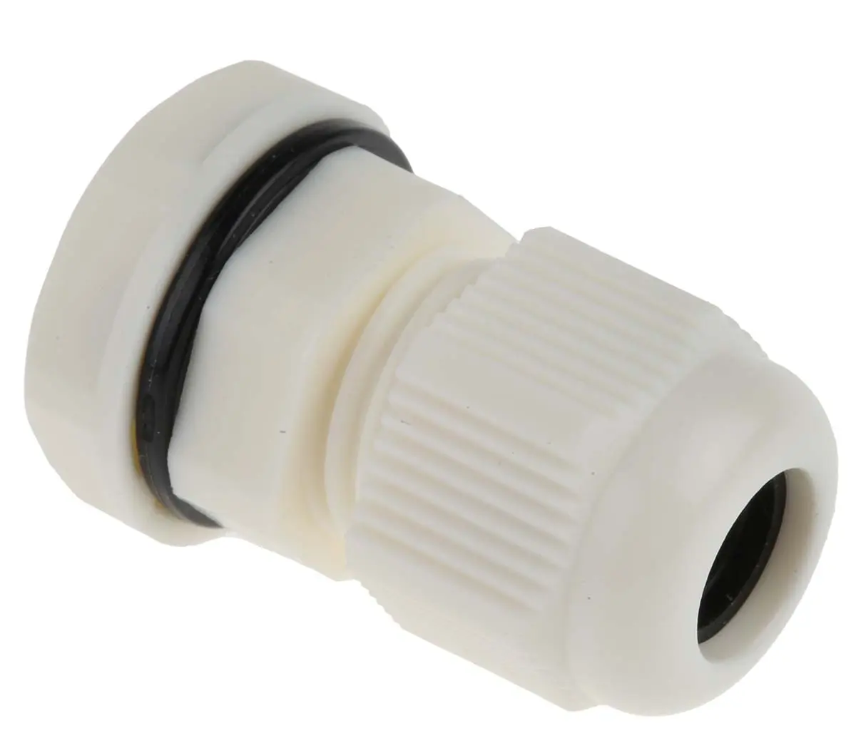 Produktfoto 1 von RS PRO Kabelverschraubung, M12 Nylon 6.6 Weiß 3 mm/ 6.5 mm, IP68
