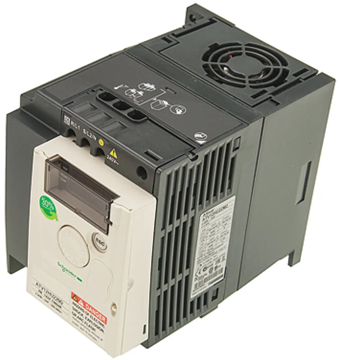 Produktfoto 1 von Schneider Electric ATV 12 1-Phasen Frequenzumrichter 2.2 kW 480 V 10 A 400Hz
