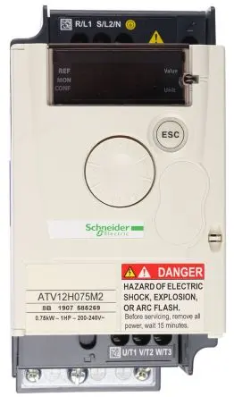 Produktfoto 1 von Schneider Electric Altivar 1-Phasen Frequenzumrichter 0.75 kW 240V 4.2 A 400Hz