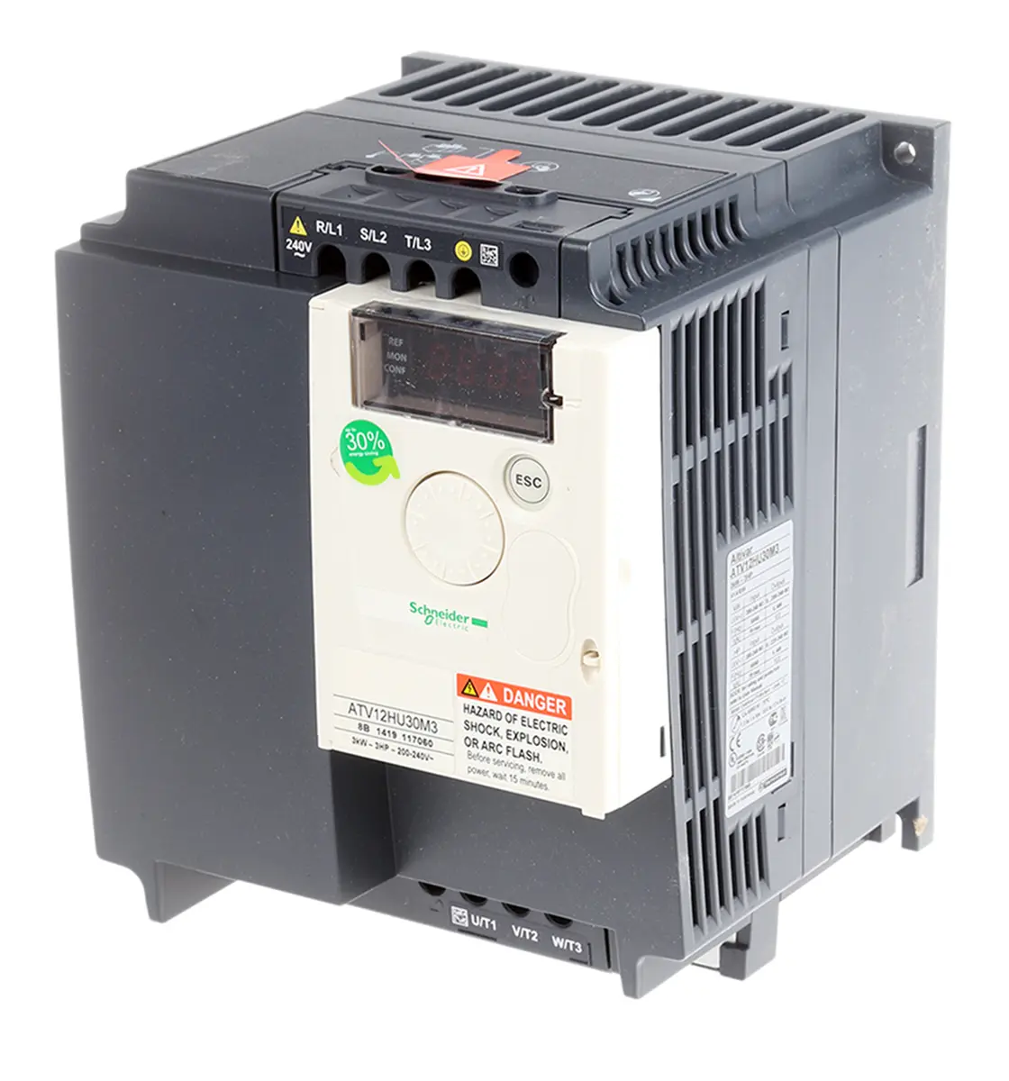 Produktfoto 1 von Schneider Electric ATV 12 3-Phasen Frequenzumrichter 3 kW 480 V 12.2 A 400Hz