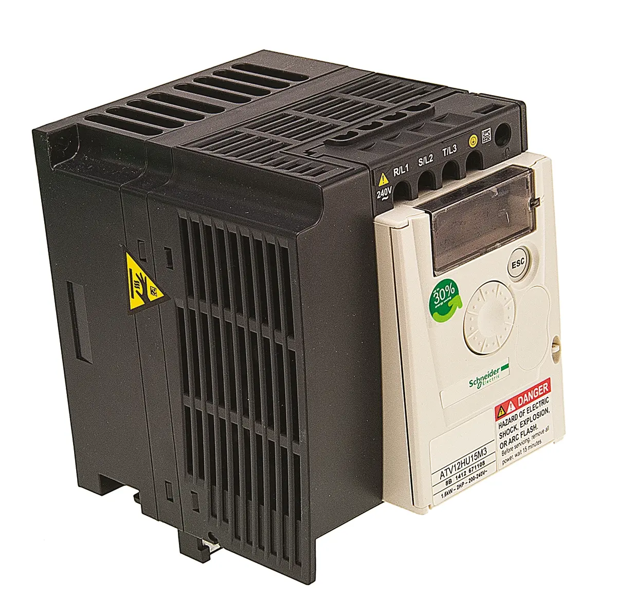 Produktfoto 1 von Schneider Electric ATV 12 3-Phasen Frequenzumrichter 1.5 kW 480 V 7.5 A 400Hz