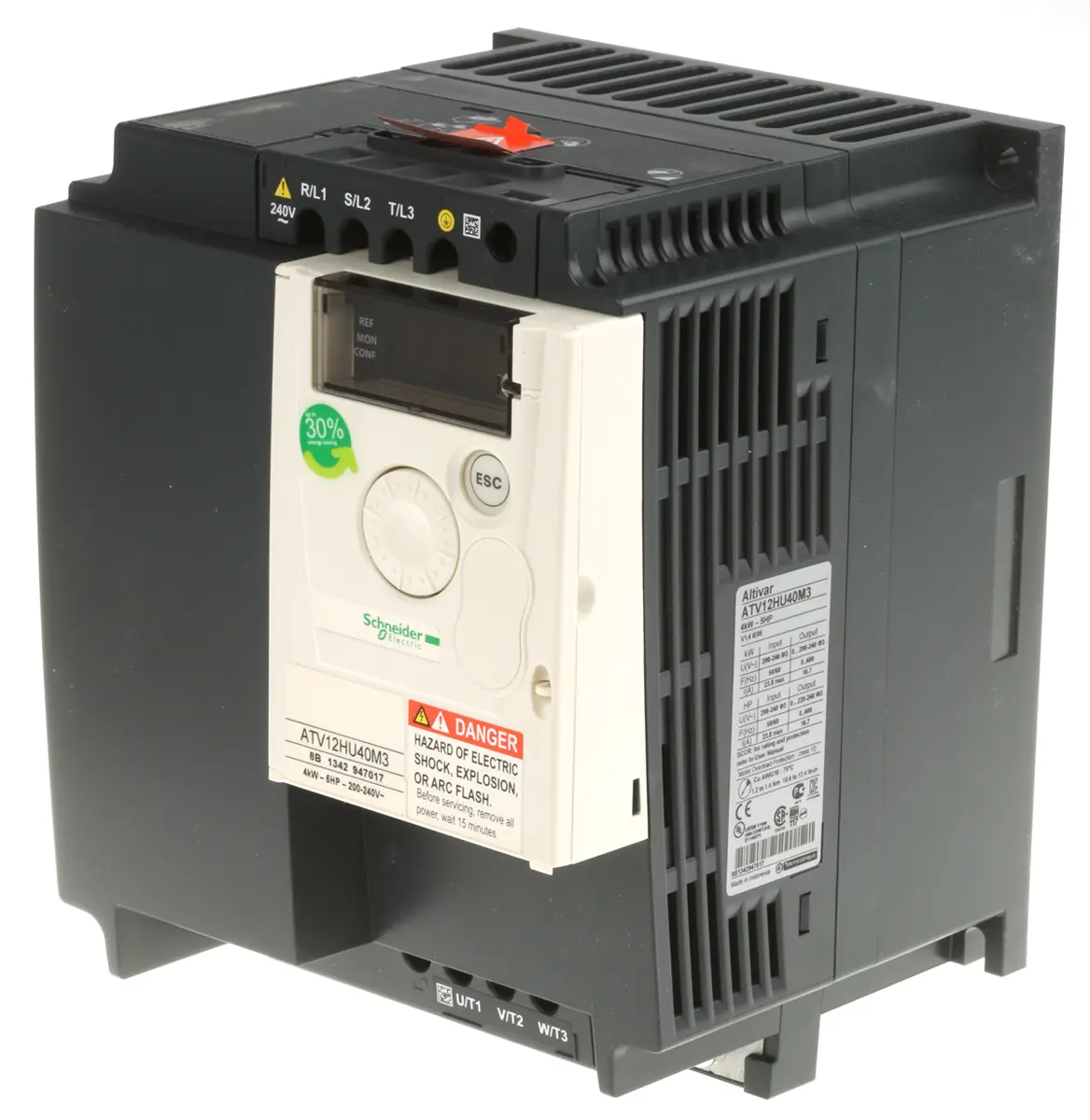 Produktfoto 1 von Schneider Electric Altivar 12 3-Phasen Frequenzumrichter 4 kW 480 V 16 A 400Hz