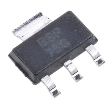 Produktfoto 1 von DiodesZetex BSP75G 1 Leistungsschalter-IC Netzschalter Niederspannungsseite Low-Side 0.52 Ω 4-Pin 5 Ausg. SOT-223
