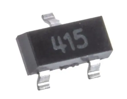 Produktfoto 1 von DiodesZetex Oberfläche Transistor NPN 100 V / 500 mA, SOT-23 3-Pin