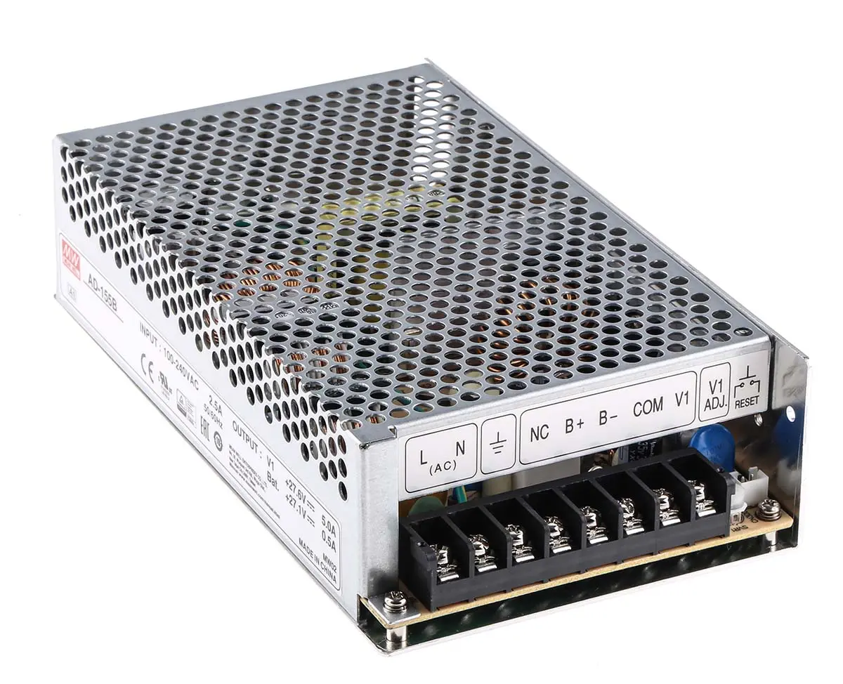 Produktfoto 1 von MEAN WELL Schaltnetzteil, 27.1 V dc, 27.6 V dc / 5 A, 500 mA 2-Kanal 151.5W 124 → 370 V dc, 88 → 264 V ac
