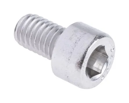 Produktfoto 1 von RS PRO Innensechskant Innensechskantschraube, Edelstahl glatt, M6, M6 10 mm