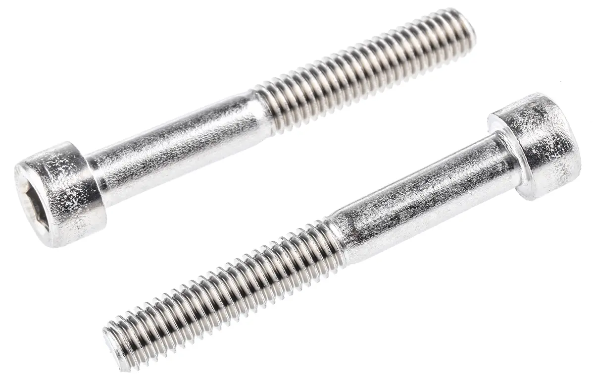 Produktfoto 1 von RS PRO Zylinderkopf Innensechskantschraube, Edelstahl A4, M6 x 1mm, 45mm