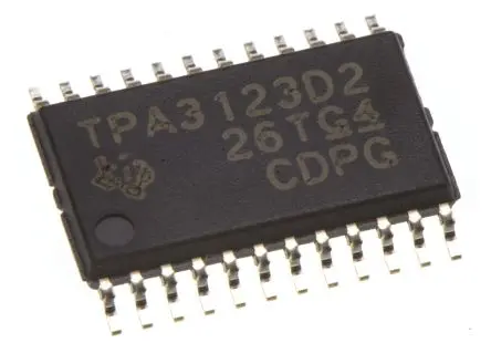 Produktfoto 1 von Texas Instruments 2 Klasse D Audioverstärker 20W Audio HTSSOP 24-Pin 85 °C